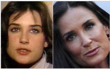 demi moore then now Demi Moore and daughters not speaking