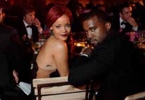 Rihanna Kanye West 300x206 Kim Kardashian bars Rihanna from visiting Kanye West