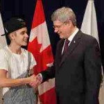 Justin Bieber dresses thuggish to meet Canadian Prime Minister