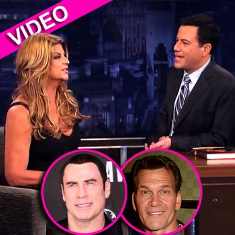 kirstie alley kimmel travola swayze Whats with the inappropriate comments from Kirstie Alley?